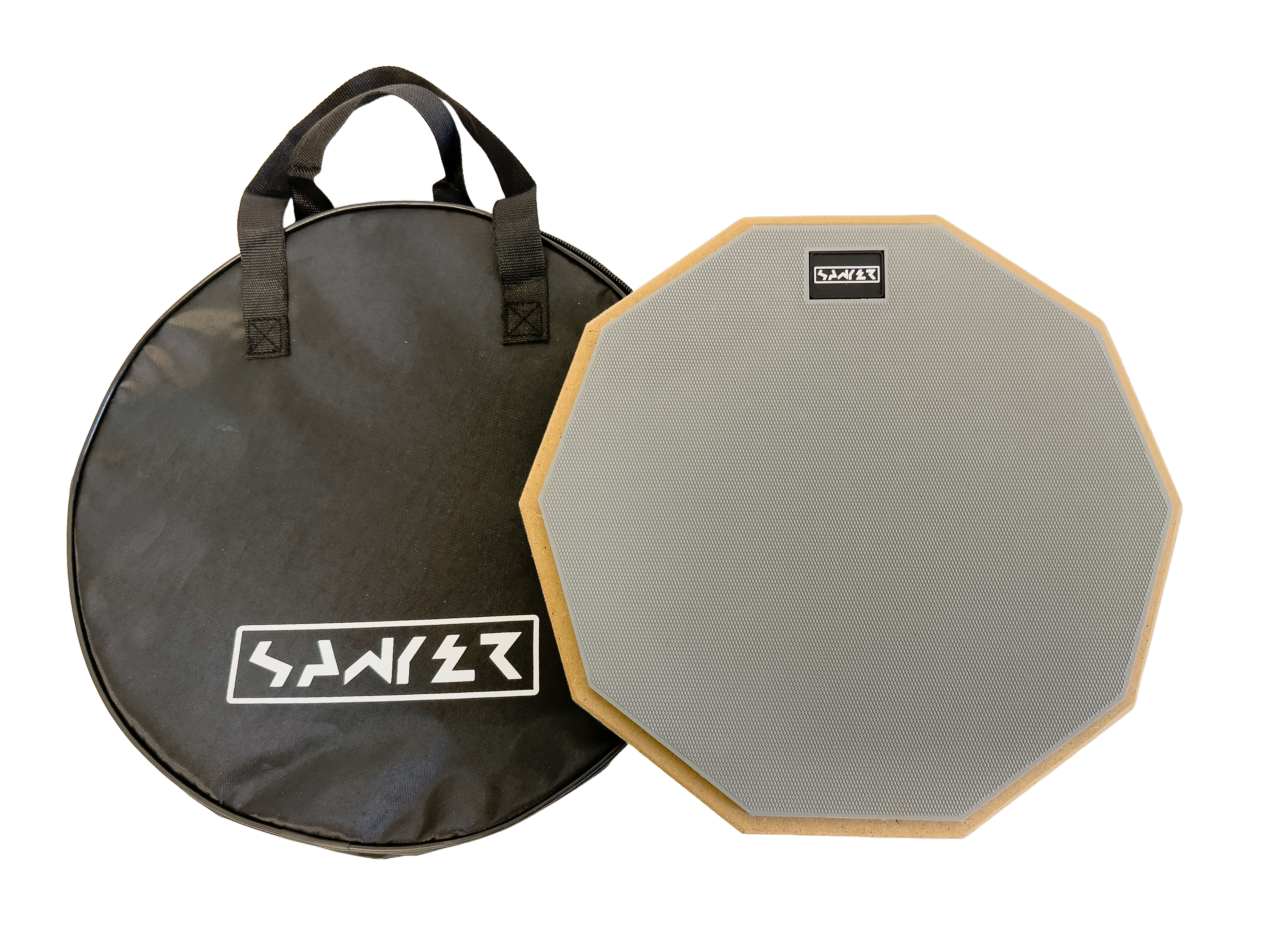 Practice Drum Pad with Drumsticks Set