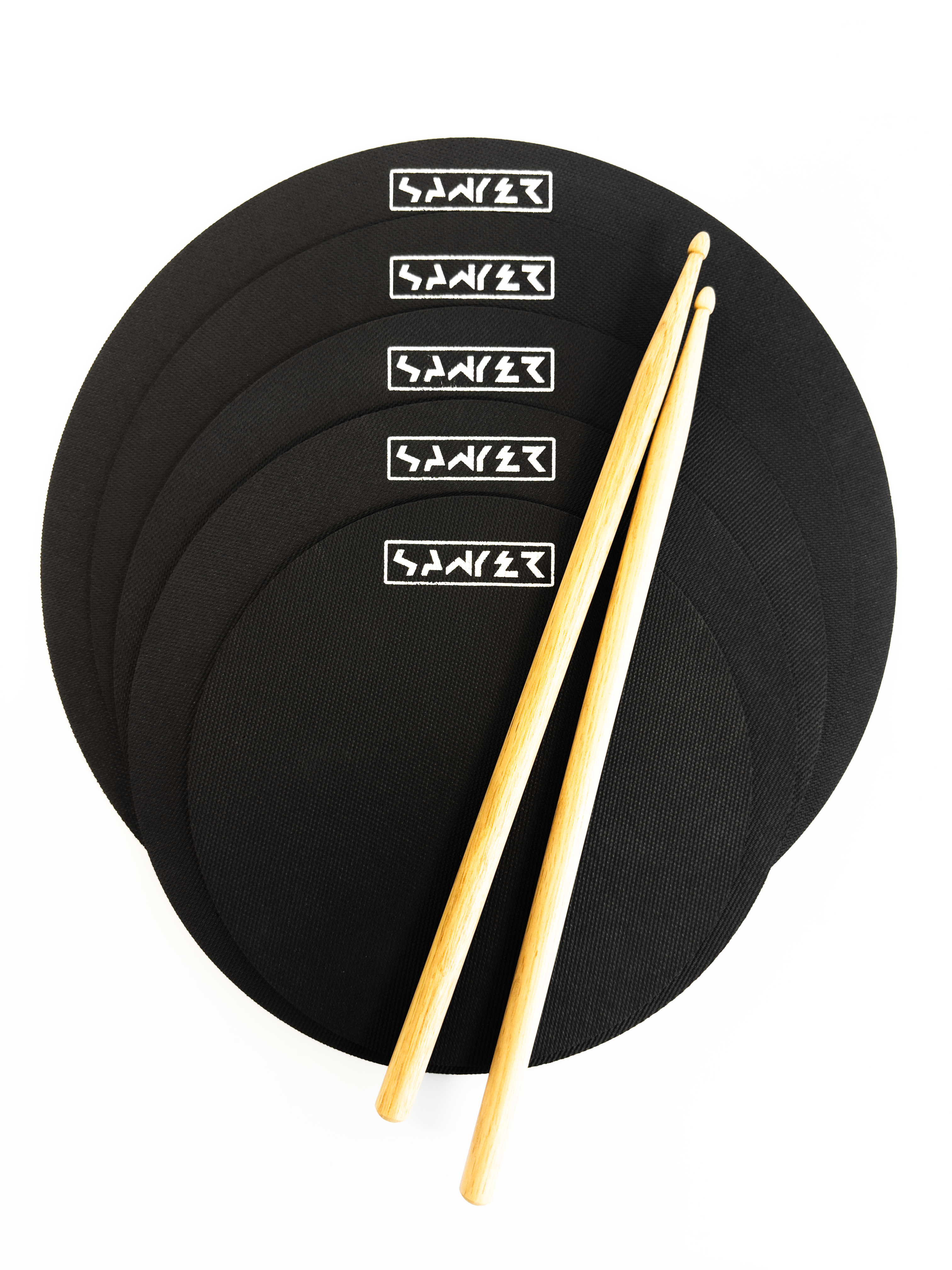 Sound-Kill™ Sound dampening drumhead pad | 4 Pack Kit (10" 11" 12" 14")