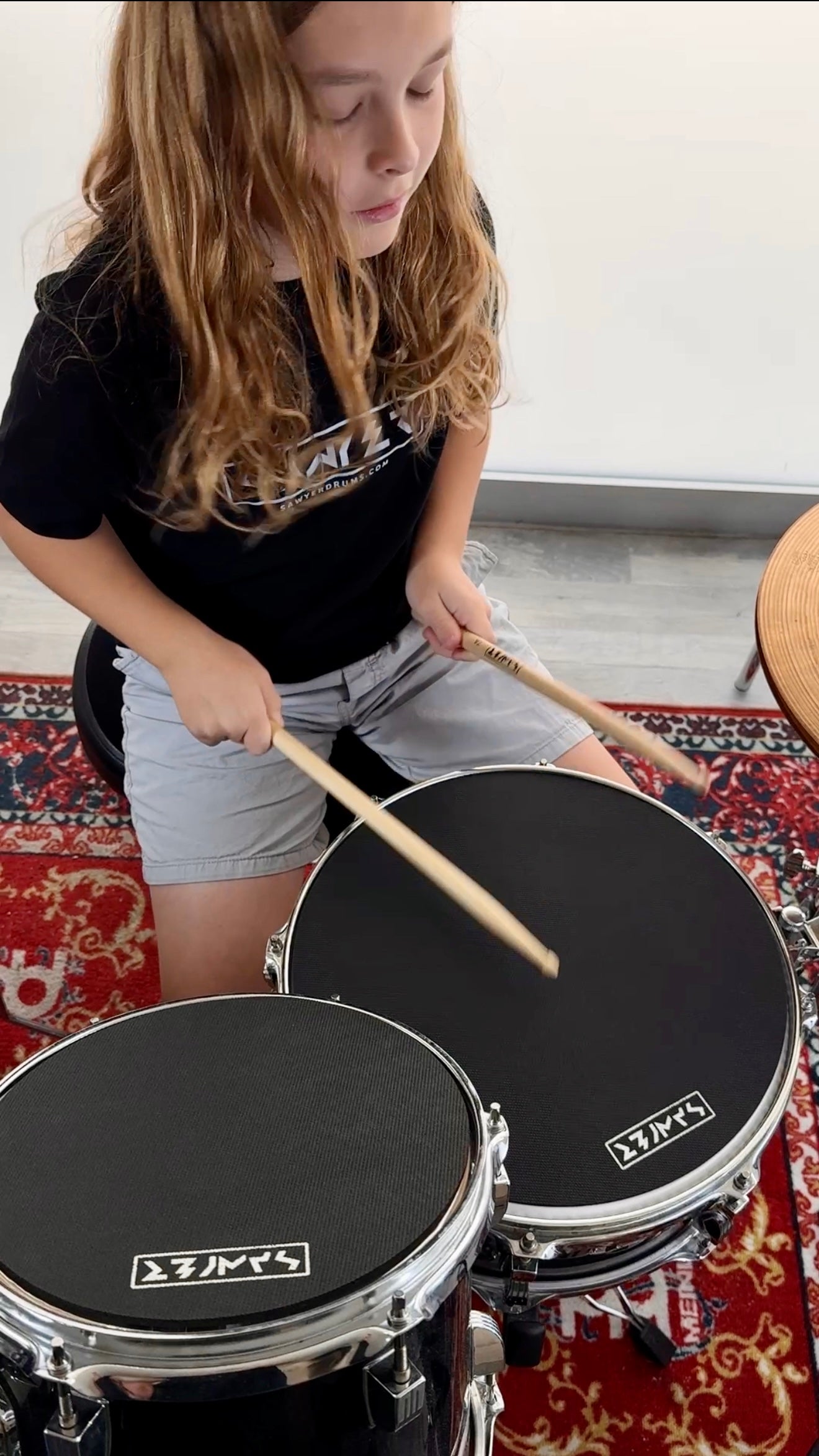 Sound-Kill™ Sound dampening drumhead pad | 4 Pack Kit (10" 11" 12" 14")